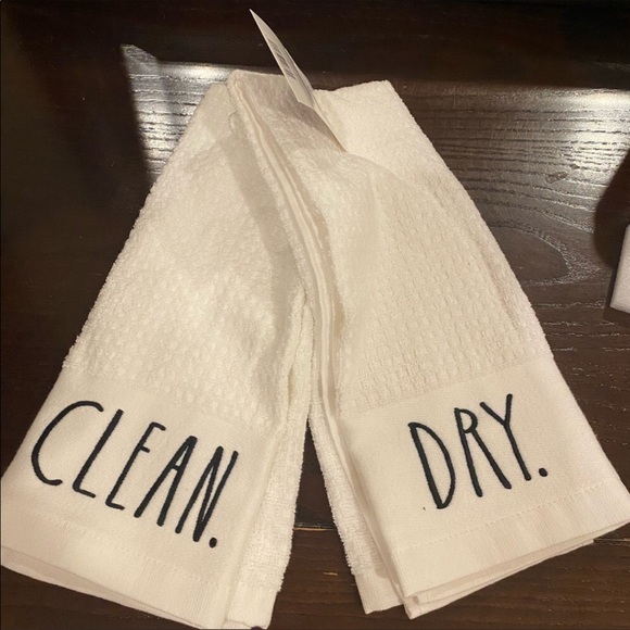 Rae Dunn Other - Rae Dunn kitchen towels Clean Dry